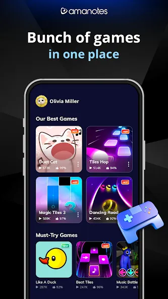 Взломанная Game of Song — All music games (Гейм оф Сонг)  [МОД Много монет] — стабильная версия apk на Андроид screen 1