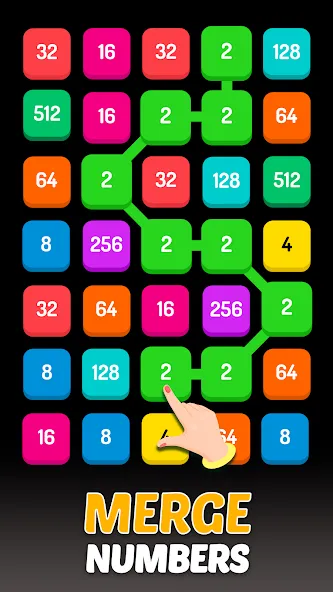 Скачать взломанную 2248 — Numbers Game 2048 (Пазл)  [МОД Unlimited Money] — последняя версия apk на Андроид screen 1