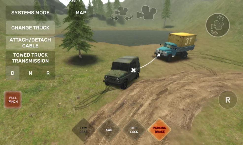 Скачать взломанную Dirt Trucker: Muddy Hills (Дрт Трукер)  [МОД Много монет] — стабильная версия apk на Андроид screen 1