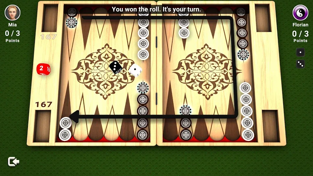 Взлом Backgammon —  Board Game  [МОД Меню] — стабильная версия apk на Андроид screen 3