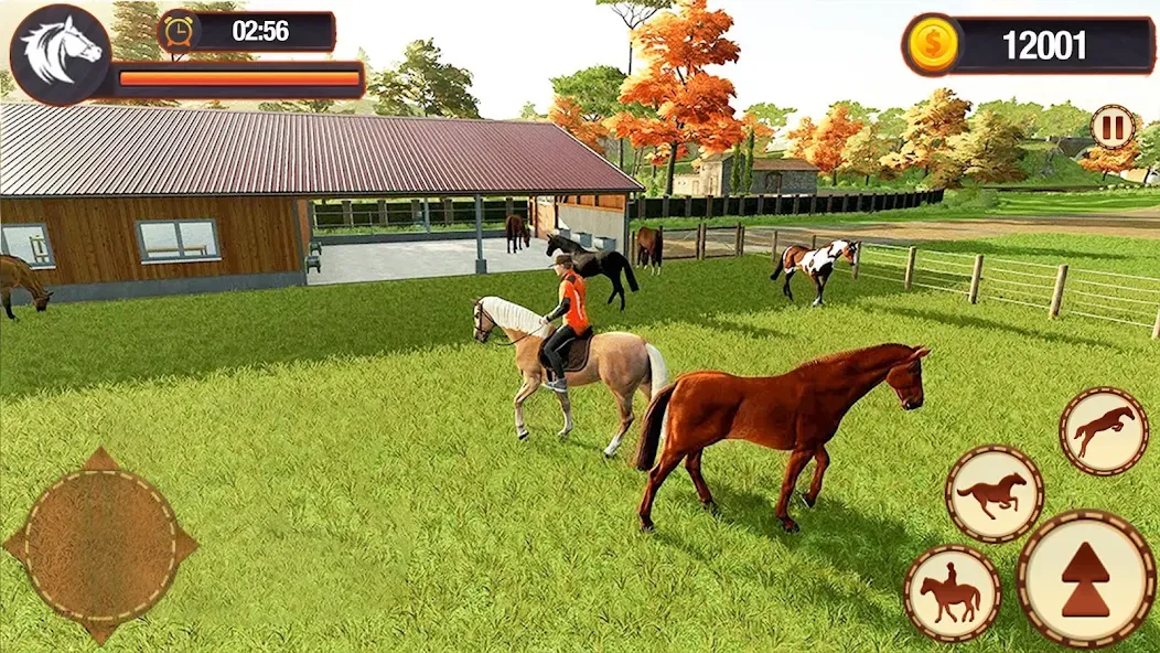 Скачать взлом My Horse Herd Care Simulator (Мой симулятор ухода за стадом лошадей)  [МОД Много монет] — полная версия apk на Андроид screen 1