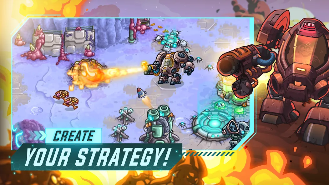 Скачать взломанную Iron Marines Offline Strategy  [МОД Menu] — полная версия apk на Андроид screen 2