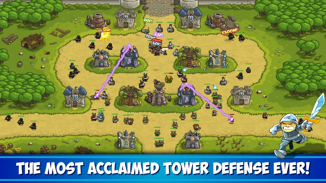 Взломанная Kingdom Rush Tower Defense TD (Кингдом Раш)  [МОД Unlocked] — последняя версия apk на Андроид screen 1