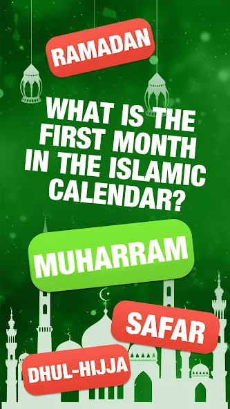 Скачать взломанную Islamic General Knowledge Quiz  [МОД Все открыто] — стабильная версия apk на Андроид screen 2