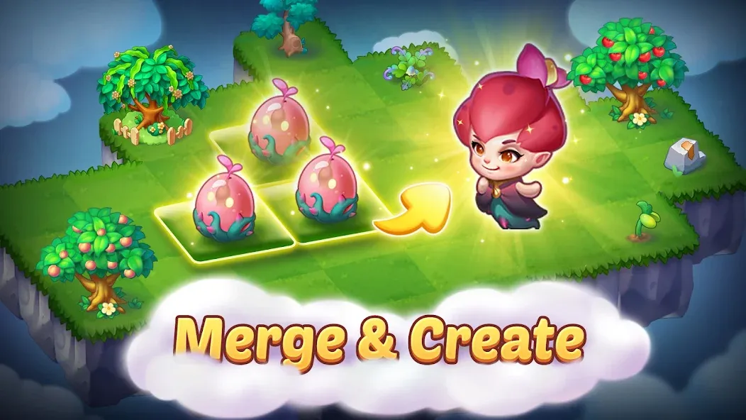 Скачать взломанную Merge Tales — Merge 3 Puzzles  [МОД Unlimited Money] — полная версия apk на Андроид screen 1