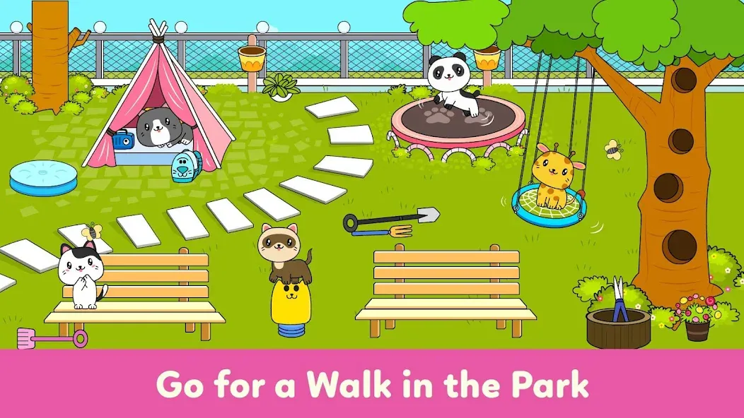 Взломанная Tizi Town — My Pet Daycare  [МОД Бесконечные деньги] — стабильная версия apk на Андроид screen 5