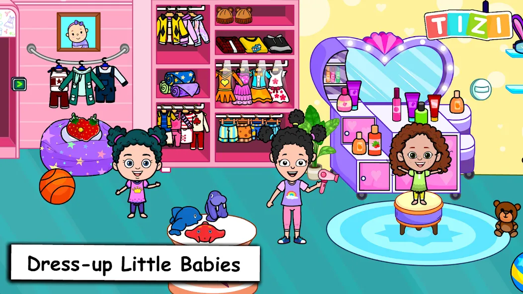 Взломанная My Tizi Town Daycare Baby Game  [МОД Unlimited Money] — полная версия apk на Андроид screen 4