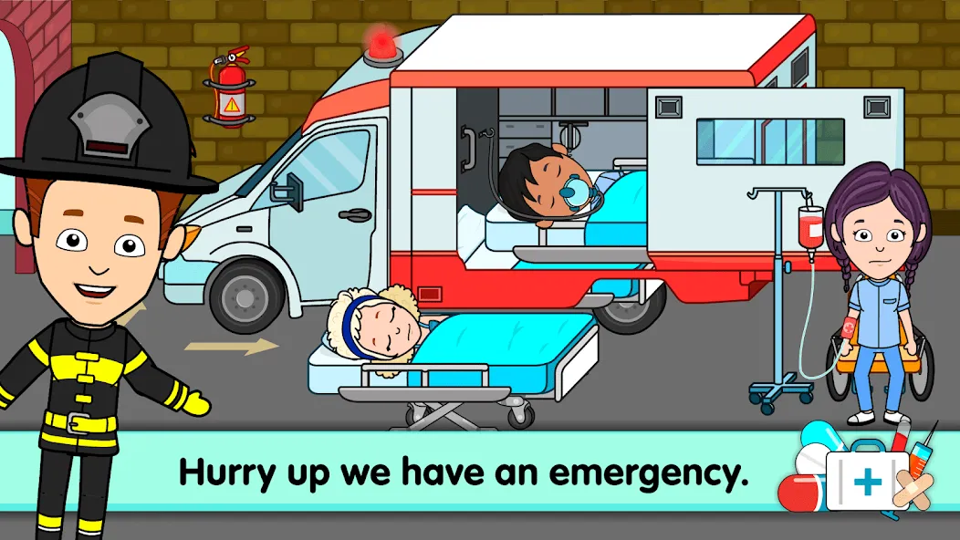 Скачать взломанную My Hospital Town Doctor Games  [МОД Unlocked] — последняя версия apk на Андроид screen 1