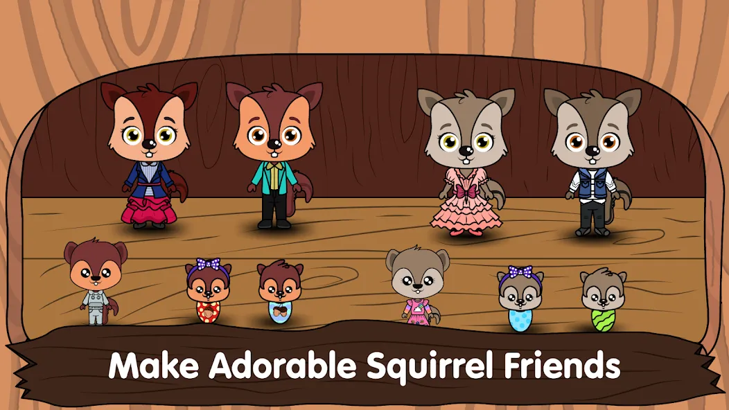 Взломанная Animal Town — My Squirrel Home  [МОД Unlocked] — полная версия apk на Андроид screen 3