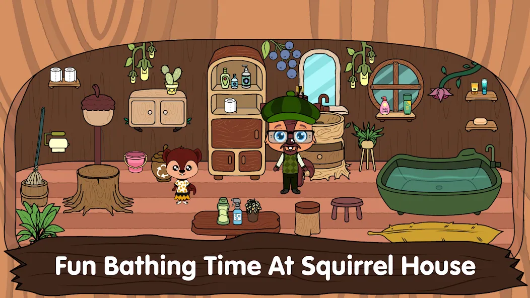 Взломанная Animal Town — My Squirrel Home  [МОД Unlocked] — полная версия apk на Андроид screen 4