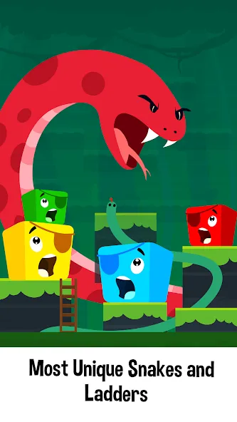 Скачать взлом Snake and Ladder Games  [МОД Unlocked] — стабильная версия apk на Андроид screen 1