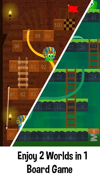 Скачать взлом Snake and Ladder Games  [МОД Unlocked] — стабильная версия apk на Андроид screen 2