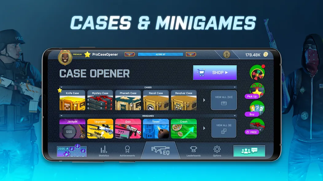 Скачать взлом Case Opener — skins simulator (Кейс Опенер)  [МОД Все открыто] — стабильная версия apk на Андроид screen 2