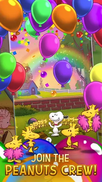 Скачать взломанную Bubble Shooter — Snoopy POP! (Бабл шутер)  [МОД Unlimited Money] — последняя версия apk на Андроид screen 5