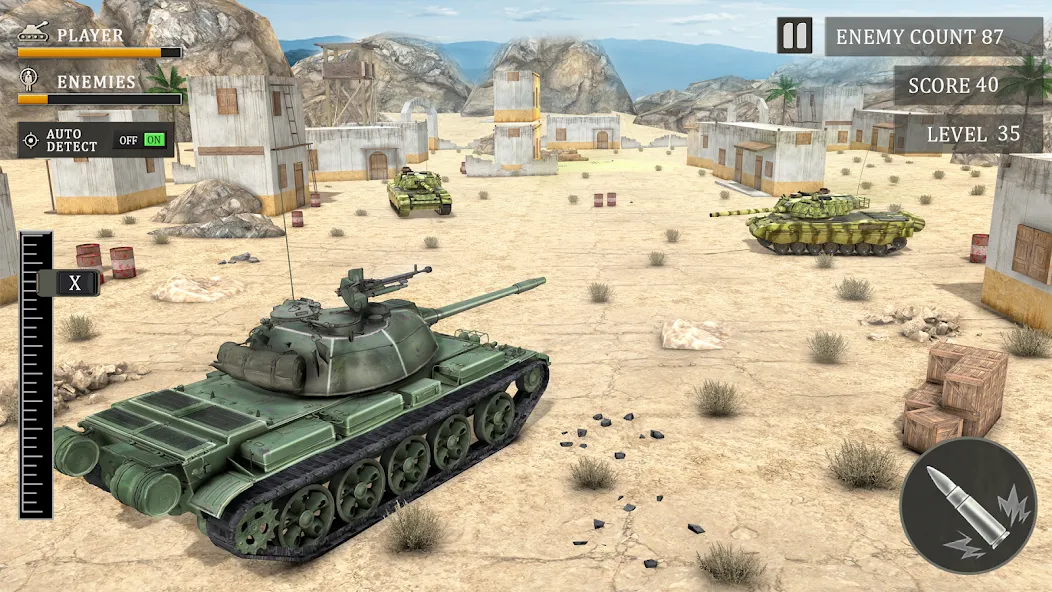 Взломанная Tank Fury: Battle of Steels  [МОД Много монет] — стабильная версия apk на Андроид screen 4