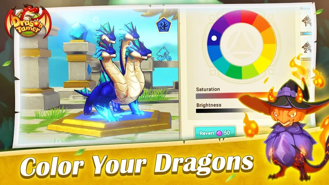 Взломанная Dragon Tamer  [МОД Unlimited Money] — полная версия apk на Андроид screen 1