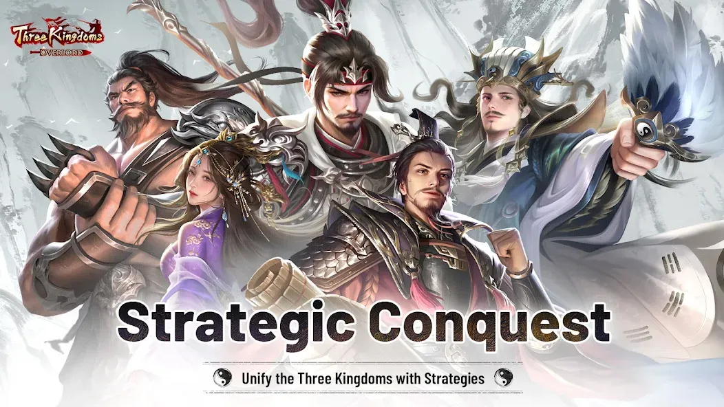 Взломанная Three Kingdoms: Overlord (Три Королевства)  [МОД Unlimited Money] — полная версия apk на Андроид screen 1