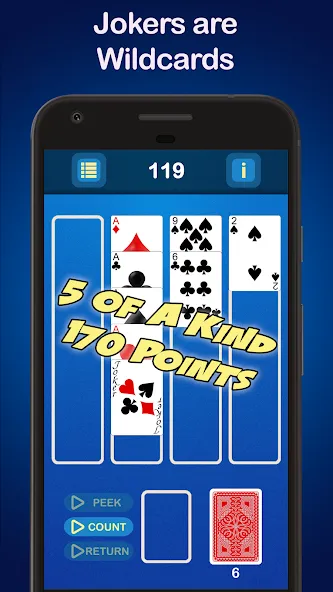 Скачать взломанную Puzzle Poker Joker's Wild  [МОД Unlocked] — полная версия apk на Андроид screen 3