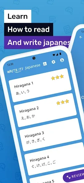 Взлом Write It! Japanese  [МОД Unlocked] — полная версия apk на Андроид screen 1