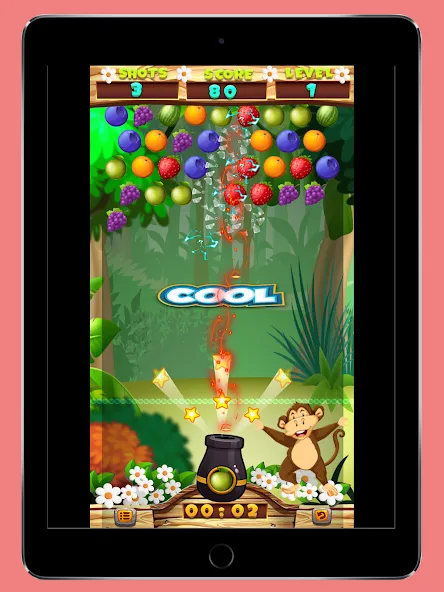 Скачать взлом Fruits Shooter Pop (Фрутс Шутер Поп)  [МОД Unlimited Money] — последняя версия apk на Андроид screen 1