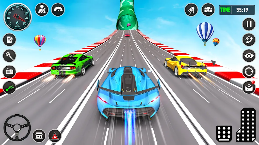 Скачать взломанную Ramp Car Stunt Racing Game (Крейзи Кар Стантс)  [МОД Меню] — стабильная версия apk на Андроид screen 5