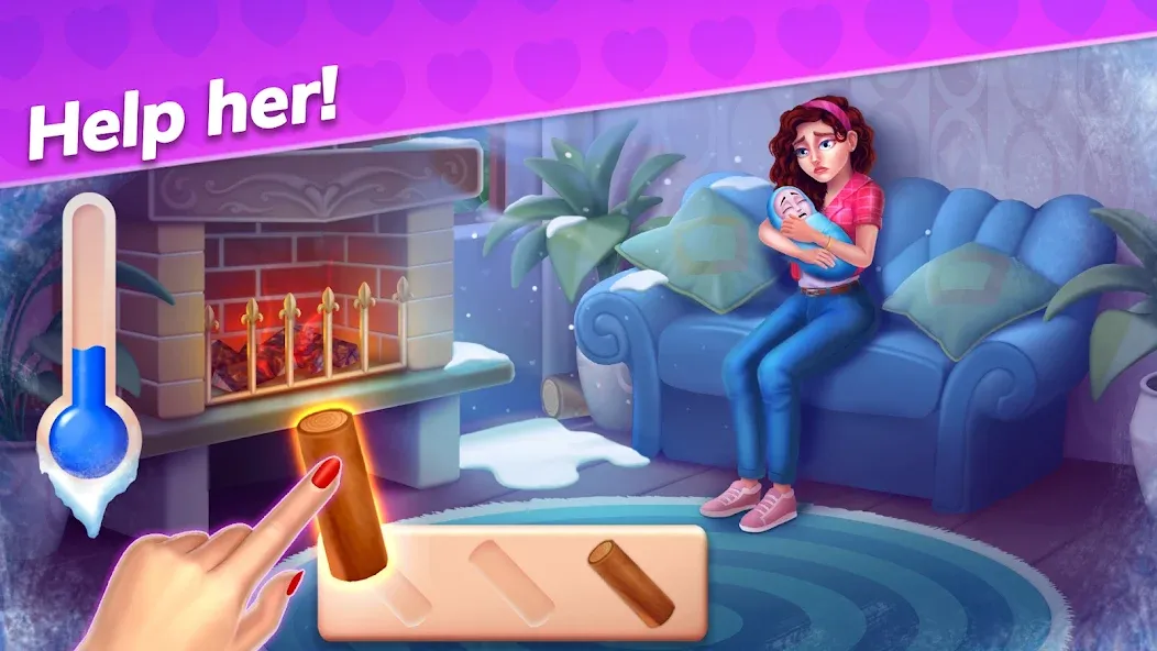 Взлом Emma's Mansion: Design & Match  [МОД Unlocked] — стабильная версия apk на Андроид screen 2