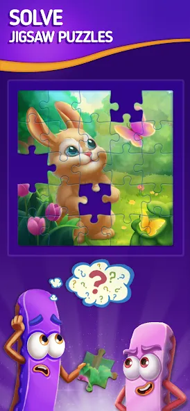 Скачать взломанную Jigsaw Puzzle by Jolly Battle (Джигсоу Пазл от Джолли Батл)  [МОД Unlocked] — последняя версия apk на Андроид screen 1