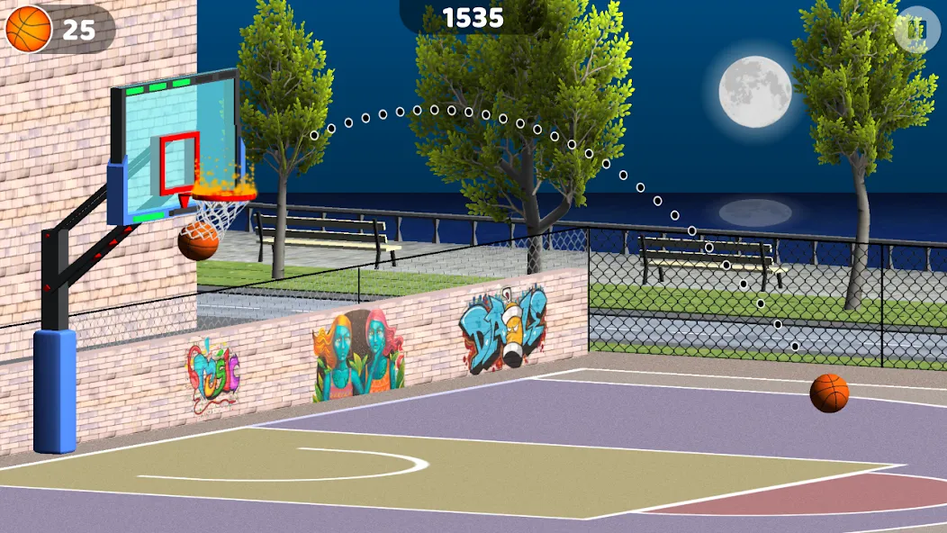 Взломанная Basketball: Shooting Hoops  [МОД Много монет] — полная версия apk на Андроид screen 1