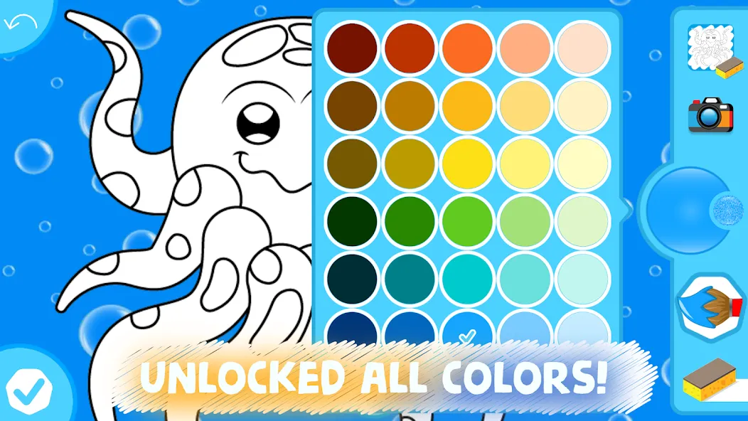 Скачать взломанную Easy coloring pages for kids  [МОД Бесконечные деньги] — полная версия apk на Андроид screen 5