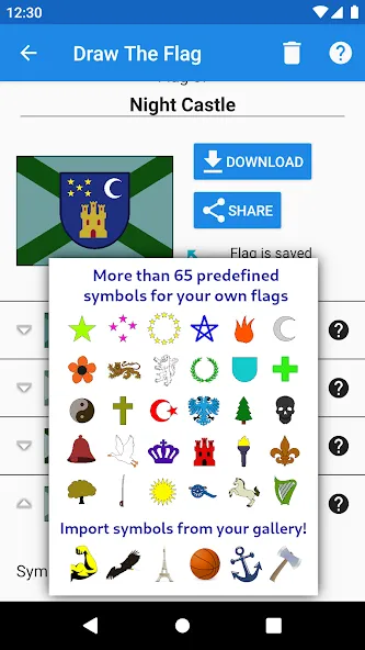 Скачать взломанную Draw The Flag — Quiz & Maker  [МОД Много монет] — полная версия apk на Андроид screen 5