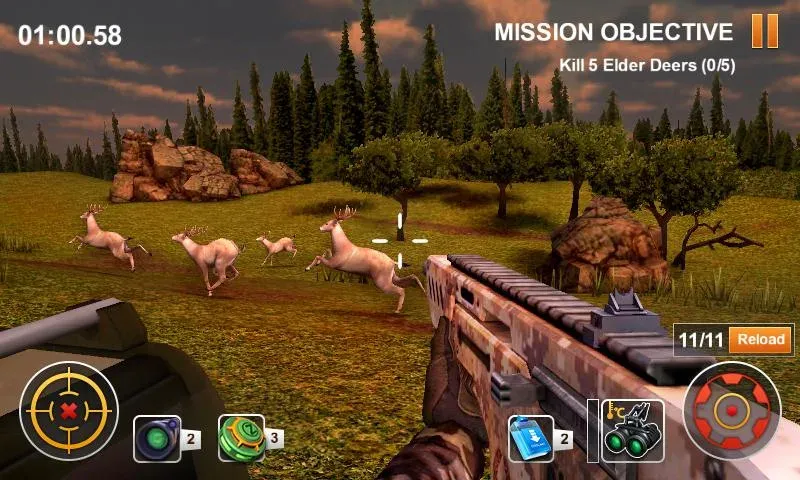 Взломанная Hunting Safari 3D  [МОД Бесконечные монеты] — полная версия apk на Андроид screen 1