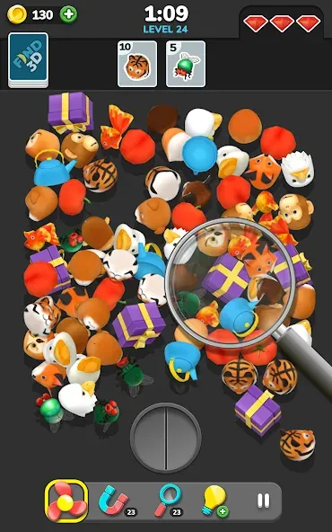 Взломанная Find 3D — Match 3D Items (Файнд 3Д)  [МОД Mega Pack] — полная версия apk на Андроид screen 3