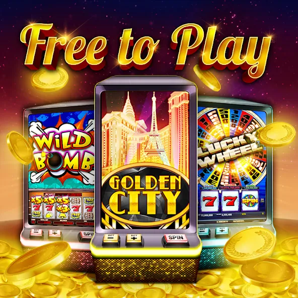 Взлом Golden City Casino (Голден Сити Казино)  [МОД Много денег] — последняя версия apk на Андроид screen 1