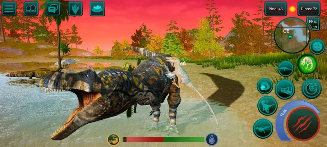 Скачать взлом The Cursed Dinosaur Isle: Game  [МОД Бесконечные монеты] — последняя версия apk на Андроид screen 1