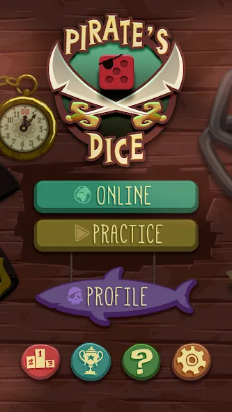 Взломанная Pirate's Dice  [МОД Unlocked] — полная версия apk на Андроид screen 1