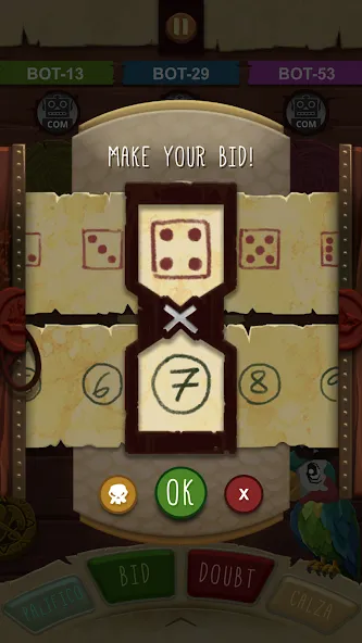 Взломанная Pirate's Dice  [МОД Unlocked] — полная версия apk на Андроид screen 2