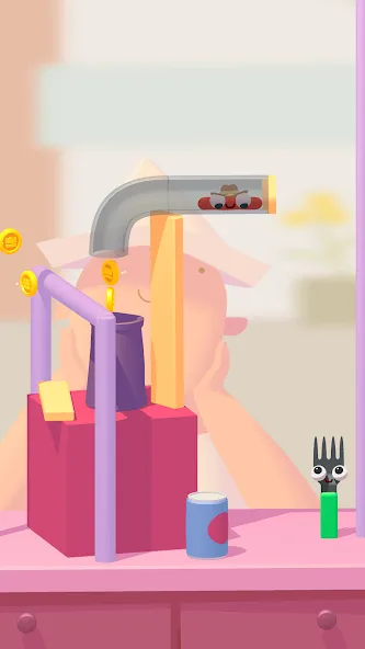 Скачать взлом Fork N Sausage (Форк энд Сосидж)  [МОД Все открыто] — полная версия apk на Андроид screen 3