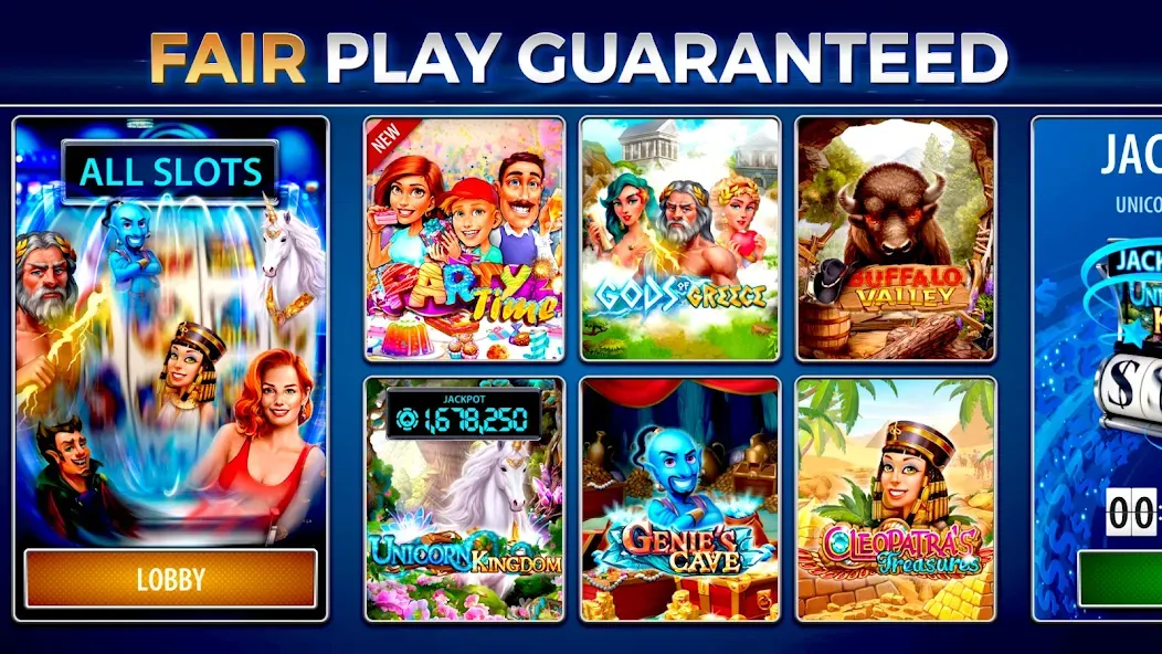 Скачать взломанную Vegas Casino & Slots: Slottist  [МОД Много монет] — последняя версия apk на Андроид screen 1