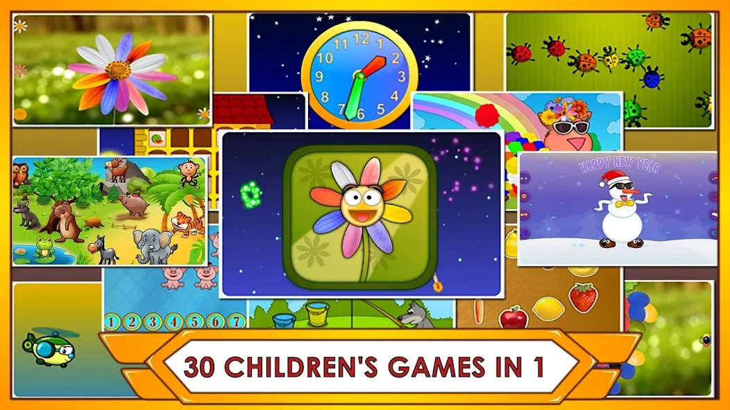 Скачать взломанную Super Kids Games Pack  [МОД Все открыто] — полная версия apk на Андроид screen 1