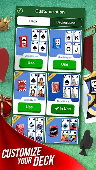 Взломанная Solitaire + Card Game by Zynga  [МОД Бесконечные монеты] — последняя версия apk на Андроид screen 4