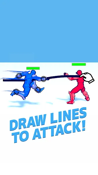 Скачать взлом Draw Action: Freestyle Fight (Дроу Экшн)  [МОД Unlocked] — последняя версия apk на Андроид screen 1