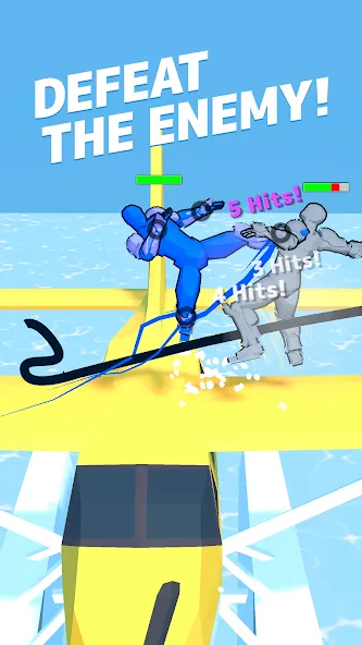 Скачать взлом Draw Action: Freestyle Fight (Дроу Экшн)  [МОД Unlocked] — последняя версия apk на Андроид screen 2