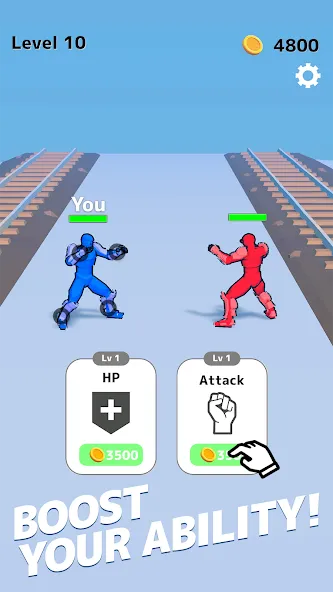 Скачать взлом Draw Action: Freestyle Fight (Дроу Экшн)  [МОД Unlocked] — последняя версия apk на Андроид screen 4