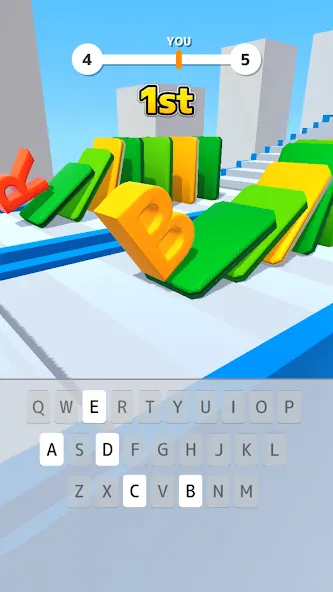 Скачать взлом Type Spin: alphabet run game (Тайп Спин)  [МОД Меню] — стабильная версия apk на Андроид screen 1