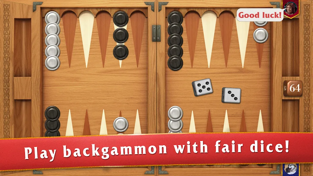 Скачать взломанную Backgammon Masters  [МОД Бесконечные монеты] — полная версия apk на Андроид screen 1