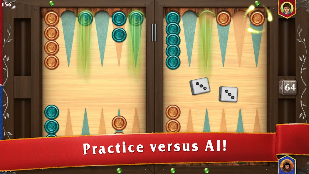 Скачать взломанную Backgammon Masters  [МОД Бесконечные монеты] — полная версия apk на Андроид screen 3