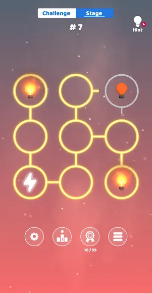 Взлом All Lights Connect : Puzzle (Олл Лайтс Коннект)  [МОД Много монет] — последняя версия apk на Андроид screen 1