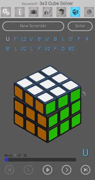 Скачать взлом 3×3 Cube Solver (х3 кубик решатель)  [МОД Menu] — полная версия apk на Андроид screen 4