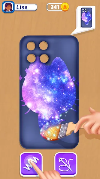 Скачать взломанную Phone Case DIY Mobile Games  [МОД Много монет] — стабильная версия apk на Андроид screen 2