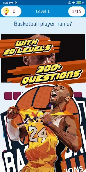 Взломанная basketball player quiz  [МОД Mega Pack] — полная версия apk на Андроид screen 3